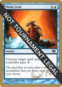 Mana Leak - 2003 Daniel Zink (8ED) - World Championship Decks - Magic: The Gathering card