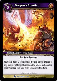 Dragon's Breath - Fires of Outland - WoW card