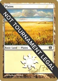 Plains (332) - 2003 Daniel Zink (8ED) - World Championship Decks - Magic: The Gathering card