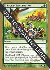 Krosan Reclamation - 2003 Dave Humpherys (JUD) (SB) - World Championship Decks - Magic: The Gathering card