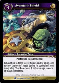 Avenger's Shield - Fires of Outland - WoW card