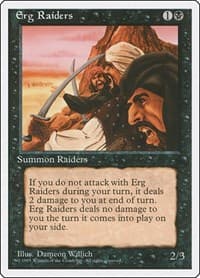 Erg Raiders - Fourth Edition - Magic: The Gathering card