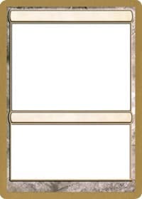 2003 World Championship Blank Card - World Championship Decks - Magic: The Gathering card