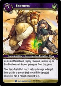 Envenom - Fires of Outland - WoW card