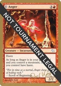 Anger - 2003 Peer Kroger (JUD) - World Championship Decks - Magic: The Gathering card