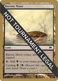 Barren Moor - 2003 Peer Kroger (ONS) - World Championship Decks - Magic: The Gathering card