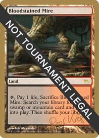 Bloodstained Mire - 2003 Peer Kroger (ONS) - World Championship Decks - Magic: The Gathering card