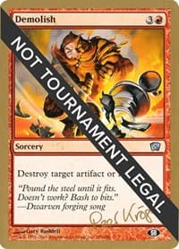 Demolish - 2003 Peer Kroger (8ED) (SB) - World Championship Decks - Magic: The Gathering card