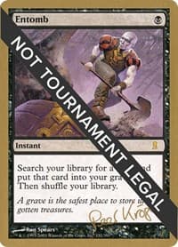 Entomb - 2003 Peer Kroger (ODY) - World Championship Decks - Magic: The Gathering card