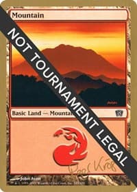 Mountain (345) - 2003 Peer Kroger (8ED) - World Championship Decks - Magic: The Gathering card