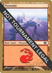 Mountain (344) - 2003 Peer Kroger (8ED) - World Championship Decks - Magic: The Gathering card
