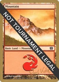 Mountain (346) - 2003 Peer Kroger (8ED) - World Championship Decks - Magic: The Gathering card