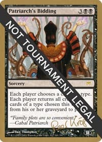 Patriarch's Bidding - 2003 Peer Kroger (ONS) (SB) - World Championship Decks - Magic: The Gathering card