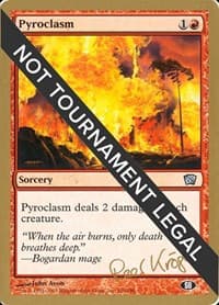 Pyroclasm - 2003 Peer Kroger (8ED) (SB) - World Championship Decks - Magic: The Gathering card