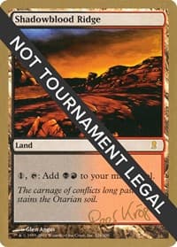 Shadowblood Ridge - 2003 Peer Kroger (ODY) - World Championship Decks - Magic: The Gathering card