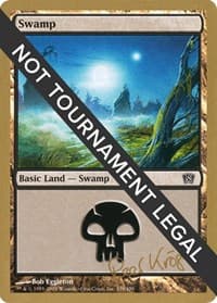 Swamp (339) - 2003 Peer Kroger (8ED) - World Championship Decks - Magic: The Gathering card