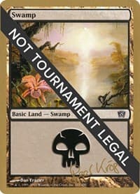 Swamp (341) - 2003 Peer Kroger (8ED) - World Championship Decks - Magic: The Gathering card