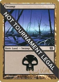 Swamp (340) - 2003 Peer Kroger (8ED) - World Championship Decks - Magic: The Gathering card
