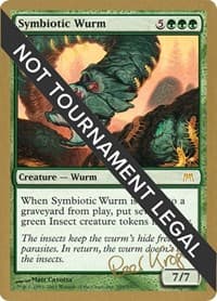 Symbiotic Wurm - 2003 Peer Kroger (ONS) - World Championship Decks - Magic: The Gathering card