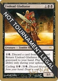 Undead Gladiator - 2003 Peer Kroger (ONS) - World Championship Decks - Magic: The Gathering card