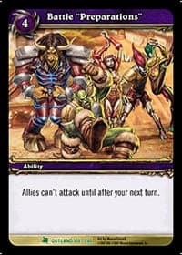 Battle Preparations - Fires of Outland - WoW card