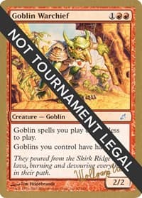Goblin Warchief - 2003 Wolfgang Eder (SCG) - World Championship Decks - Magic: The Gathering card