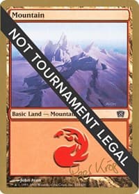 Mountain (344) - 2003 Wolfgang Eder (8ED) - World Championship Decks - Magic: The Gathering card