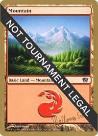Mountain (343) - 2003 Wolfgang Eder (8ED) - World Championship Decks - Magic: The Gathering card