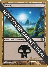 Swamp (339) - 2003 Wolfgang Eder (8ED) - World Championship Decks - Magic: The Gathering card