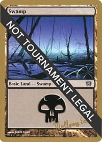 Swamp (340) - 2003 Wolfgang Eder (8ED) - World Championship Decks - Magic: The Gathering card