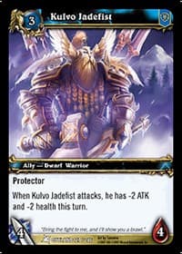 Kulvo Jadefist - Fires of Outland - WoW card