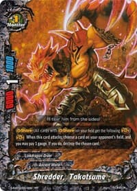 Shredder, Takatsume - Gargantua Awakened - Future Card BuddyFight card