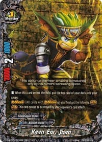 Keen Ear, Jisen - Gargantua Awakened - Future Card BuddyFight card