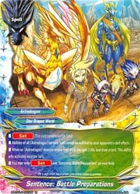 Sentence: Battle Preparations - Gargantua Awakened - Future Card BuddyFight card