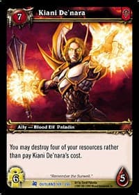 Kiani De'nara - Fires of Outland - WoW card