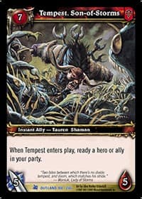 Tempest, Son-of-Storms - Fires of Outland - WoW card