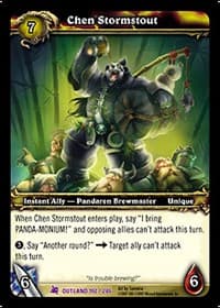 Chen Stormstout - Fires of Outland - WoW card