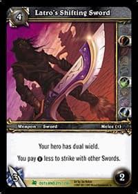 Latro's Shifting Sword - Fires of Outland - WoW card