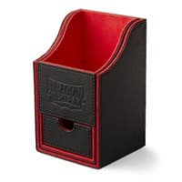 Dragon Shield Nest Plus Deck Box - Black/Red (Holds 100+) - Dragon Shield Deck Boxes - Deck Boxes card