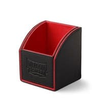 Dragon Shield Nest Deck Box - Black/Red (Holds 100+) - Dragon Shield Deck Boxes - Deck Boxes card