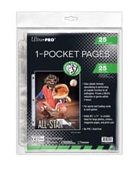 Ultra Pro 1-Pocket Antimicrobial Pages 8.5" x 11" (25-Pack) - Ultra Pro Card Sleeves - Card Sleeves card