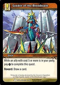 Leader of the Bloodscale - Fires of Outland - WoW card