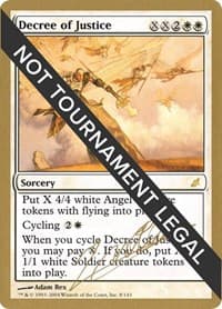 Decree of Justice - 2004 Julien Nuijten (SCG) - World Championship Decks - Magic: The Gathering card