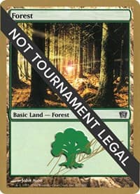 Forest (347) - 2004 Julien Nuijten (8ED) - World Championship Decks - Magic: The Gathering card