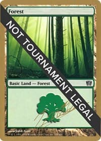 Forest (348) - 2004 Julien Nuijten (8ED) - World Championship Decks - Magic: The Gathering card