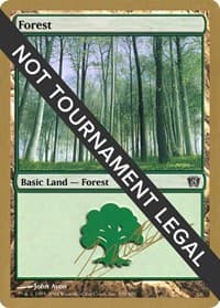Forest (350) - 2004 Julien Nuijten (8ED) - World Championship Decks - Magic: The Gathering card