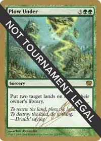 Plow Under - 2004 Julien Nuijten (8ED) - World Championship Decks - Magic: The Gathering card