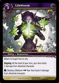 Lifebloom - Fires of Outland - WoW card