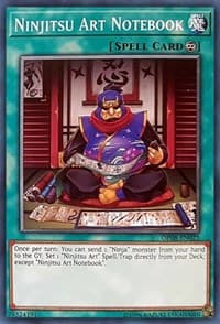Ninjitsu Art Notebook - OTS Tournament Pack 8 - YuGiOh card