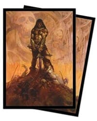 Barbarian Standard Deck Protector sleeves by Frank Frazetta (100-Pack) - Ultra Pro Card Sleeves - Card Sleeves card